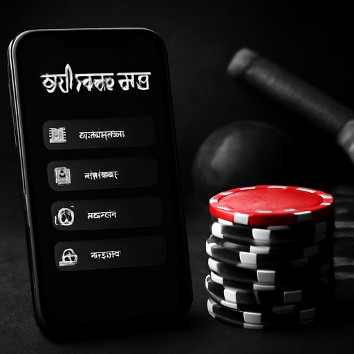 nbajee Bengali menu with phone screen
